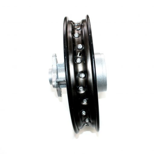 BLACK 2.50 - 10 1.4X 10 10" Inch Back Drum Brake Hub Wheel Rim PIT PRO Dirt Bike