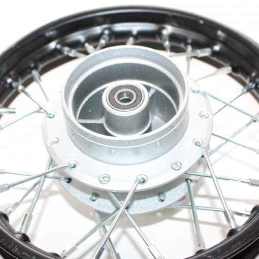 BLACK 2.50 - 10 1.4X 10 10" Inch Back Drum Brake Hub Wheel Rim PIT PRO Dirt Bike
