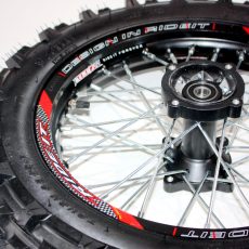 BLACK 90/100 - 14 14" Inch Rear Back Wheel Rim Knoby Tyre Tire PIT PRO Dirt Bike