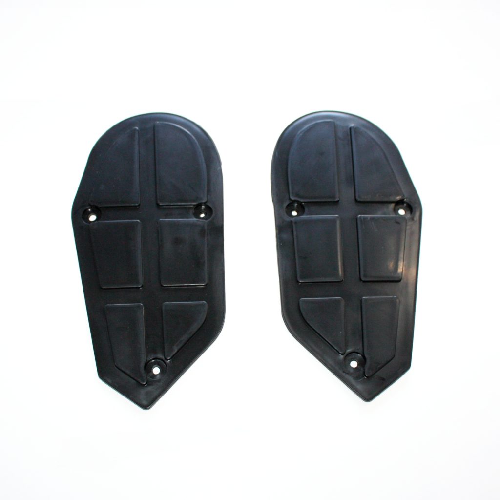 BLYGO Black Plastic Front Fairing Guards & Mud Rest For 49cc Mini Quad Dirt Bike ATV