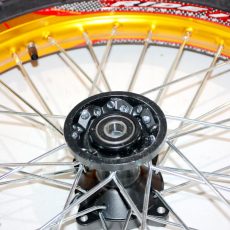 GOLD 15mm 17 Inch Front 14 inch Alloy Rear Wheel Rim Tyre Tire PIT Dirt Bike
