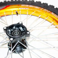 GOLD 15mm 17 Inch Front 14 inch Alloy Rear Wheel Rim Tyre Tire PIT Dirt Bike