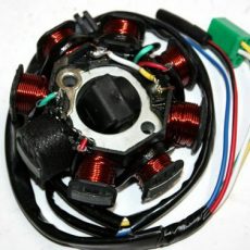 8 Pole Magneto Stator+ Flywheel GY6 125cc 150cc Quad Dirt Scooter Bike ATV Buggy