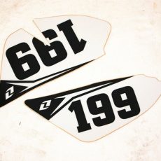 3M 199 MONSTER Decals Graphics Sticker Kit CRF50 Fairing PIT PRO Trail Dirt Bike
