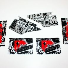 FAMOUS Decals Graphics Sticker Kit CRF50 Style Fairing PIT PRO Trail Dirt Bike