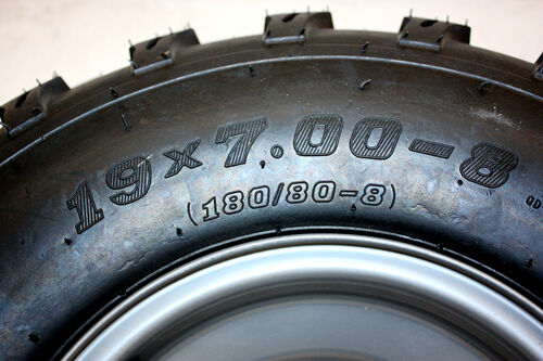 2x 19x7-8 Front Wheel & Tire Set For 125cc 150cc ATV Dirt Bike Quad Buggy