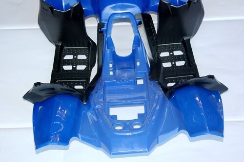 Parafanghi Anteriori E Posteriori ABS Per Quad 110cc-250cc - ATV Buggy Go Kart - Nero 2 Pezzi