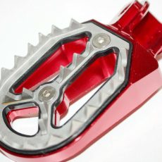 CNC RED Stainless Footpeg Foot Pegs Rest Pedal FX205 65SX MX MOTORCYCLE BIKE